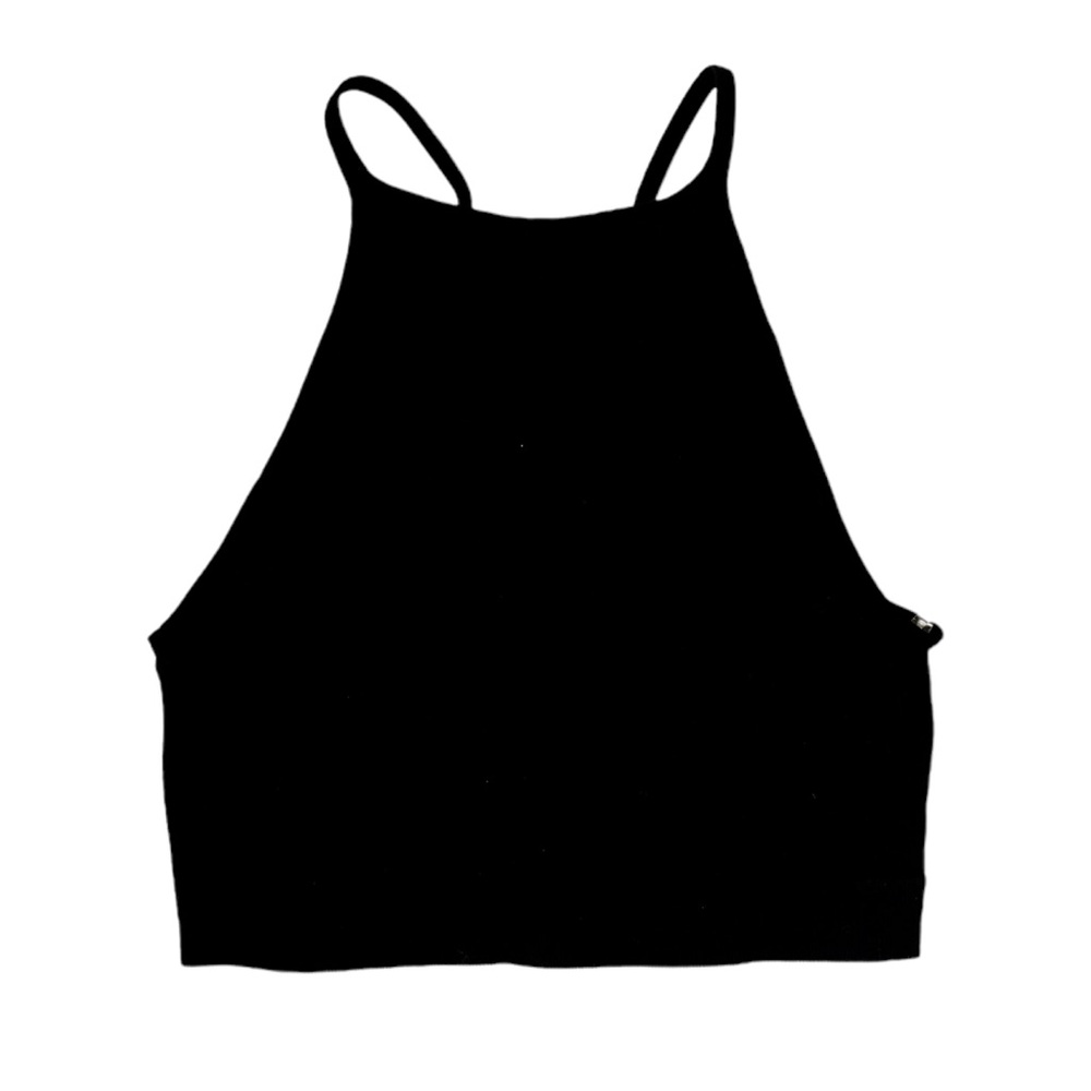Black Tank Crop Top